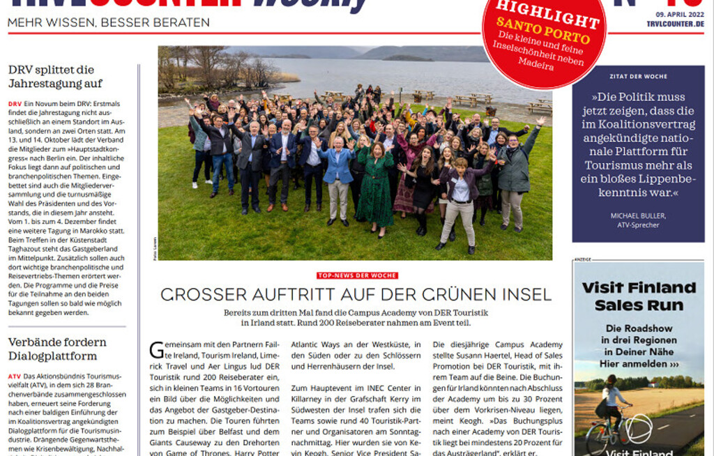 TRVL Counter WEEKLY Nr. 13 vom 09. April 2022