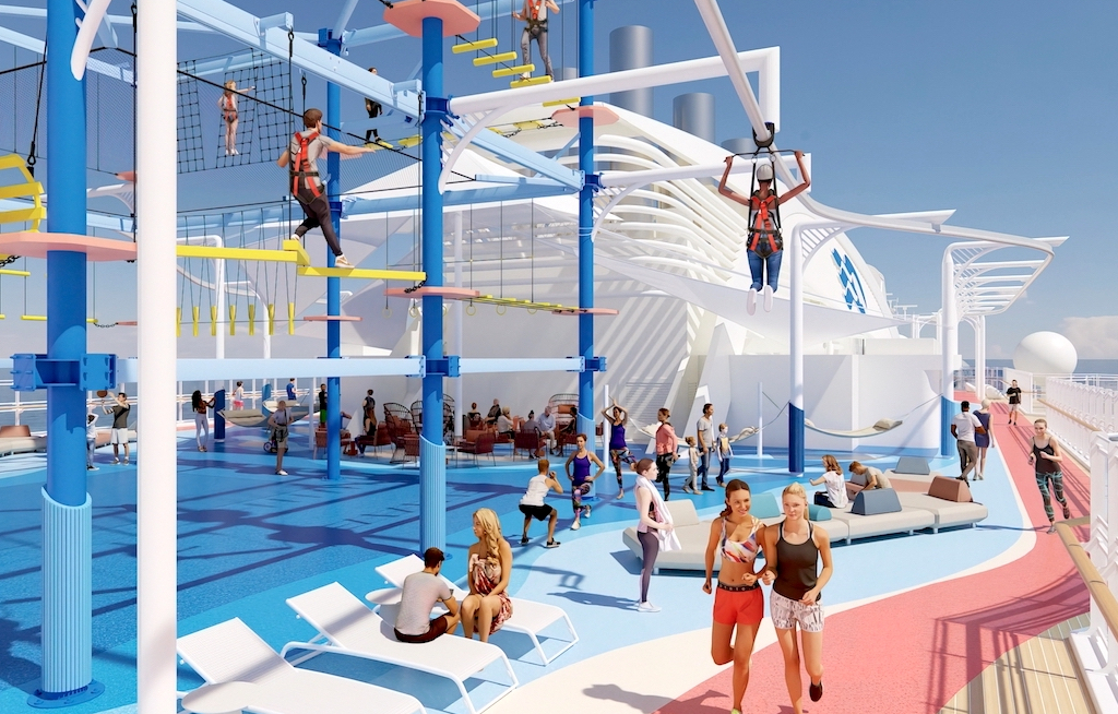 Neuer Outdoor-Bereich für die Sun Princess