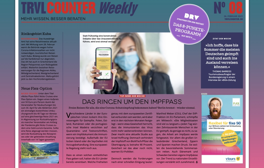 TRVL Counter WEEKLY Nr.08 vom 27.02.2021