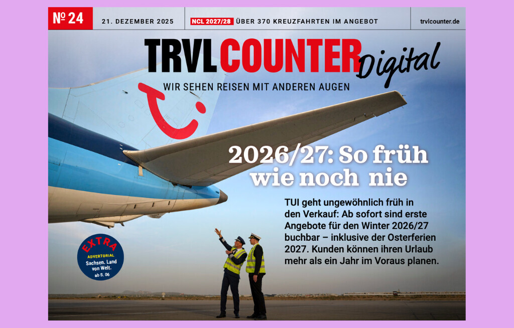 TRVL Counter DIGITAL Nr. 24 vom 21. Dezember 2025
