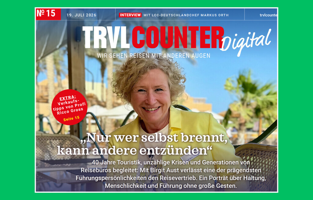 TRVL Counter DIGITAL Nr. 15 vom 19. Juli 2026