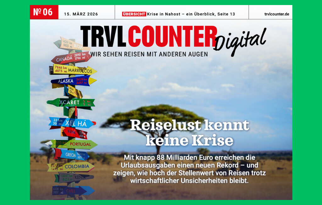 TRVL Counter DIGITAL Nr. 6 vom 15. März 2026