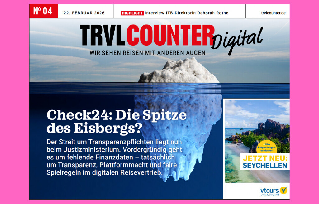 TRVL Counter DIGITAL Nr. 4 vom 22. Februar 2026