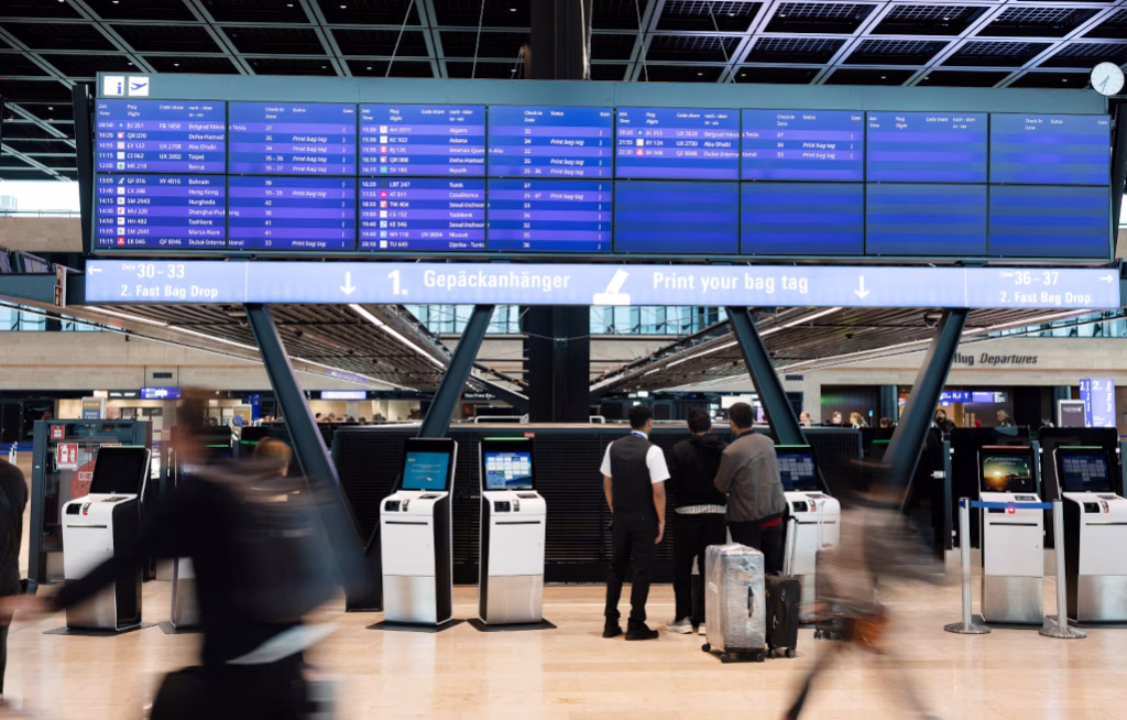 Passagiere haben am Flughafen Frankfurt die Auswahl aus 231 Reisezielen