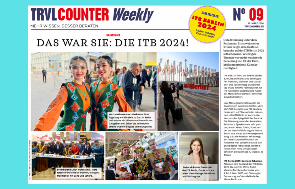 TRVL Counter WEEKLY Nr. 9 vom 10. März 2024