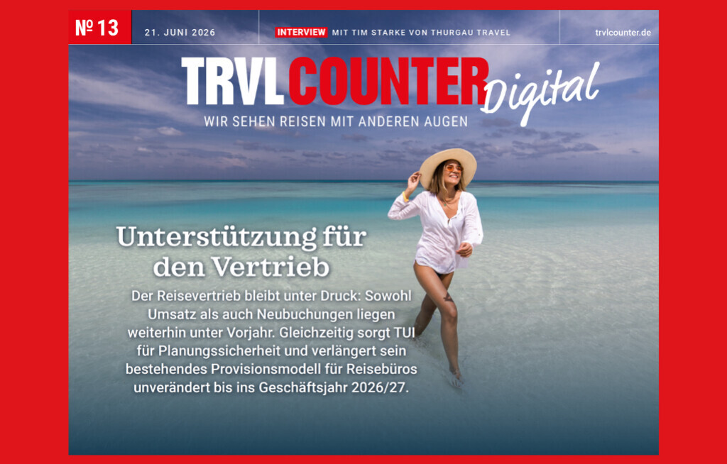 TRVL Counter DIGITAL Nr. 13 vom 21. Juni 2026