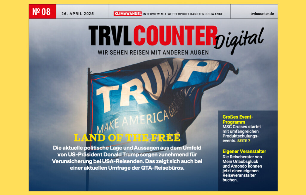 TRVL Counter DIGITAL Nr. 08 vom 26. April 2025