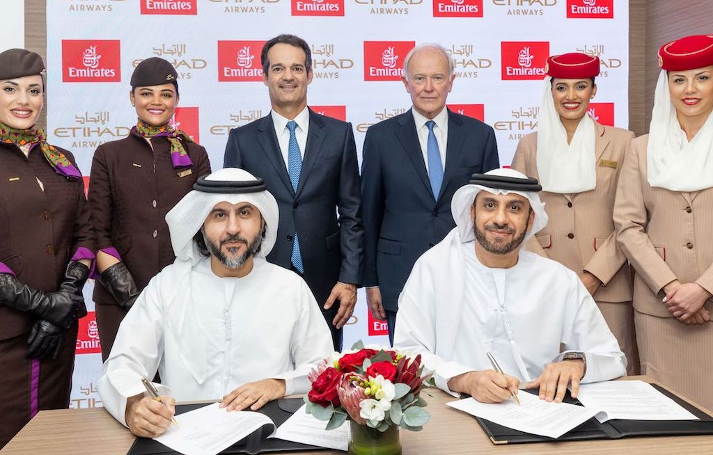 Emirates und Etihad ermöglichen Gabelflüge