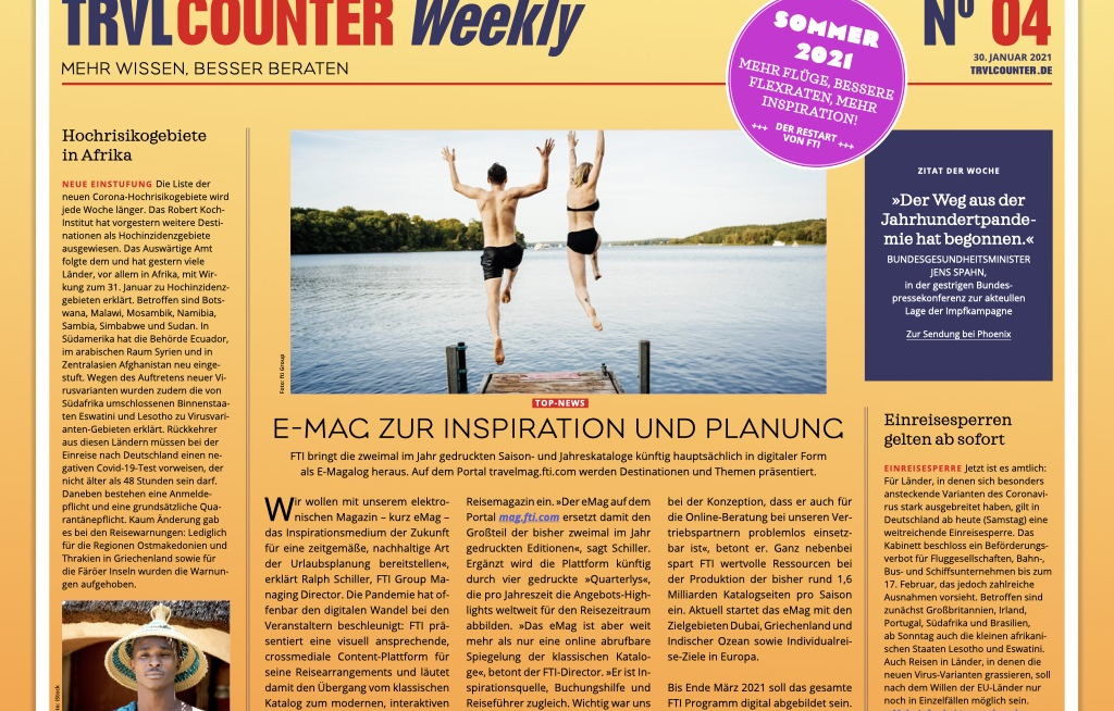 TRVL Counter WEEKLY Nr. 04 vom 30.01.2021