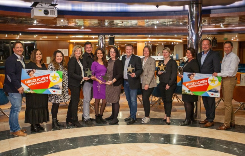 Aida Cruises zeichnet Top-Agenturen aus