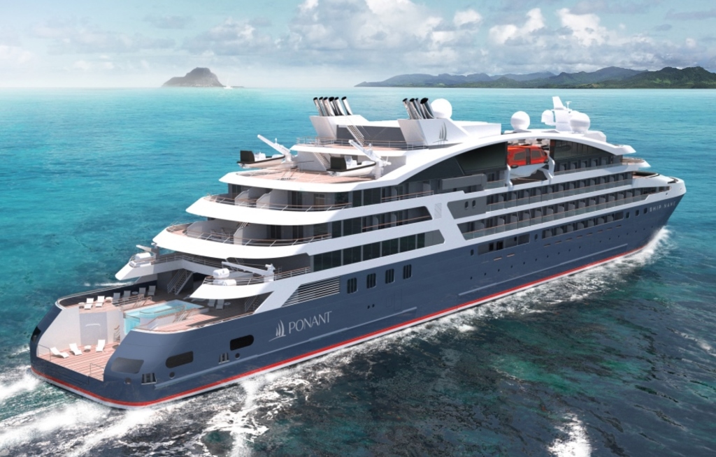 Ponant nimmt neue Kreuzfahrtyacht in Betrieb