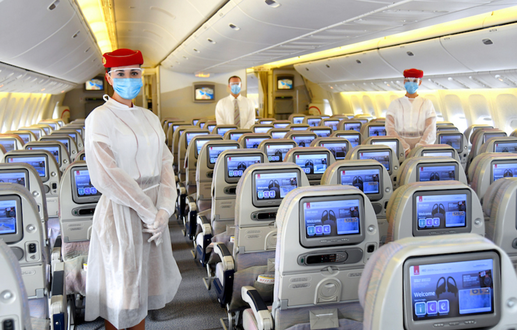 Emirates verstärkt Coronaschutz