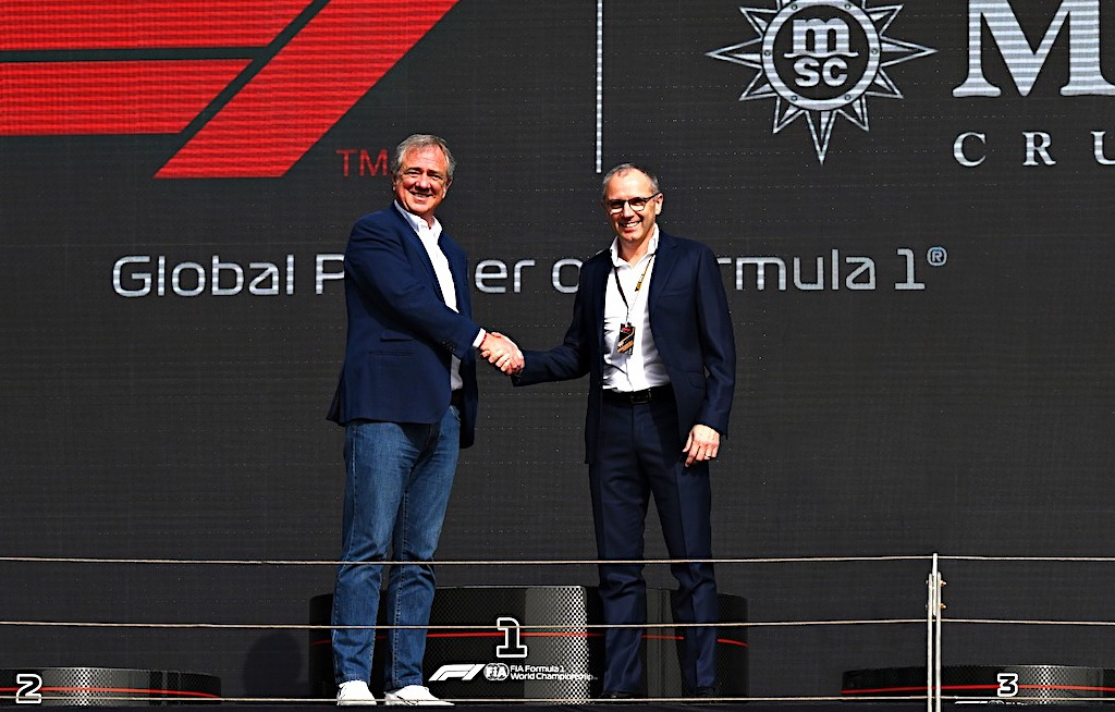 Globale Partnerschaft mit der Formel 1