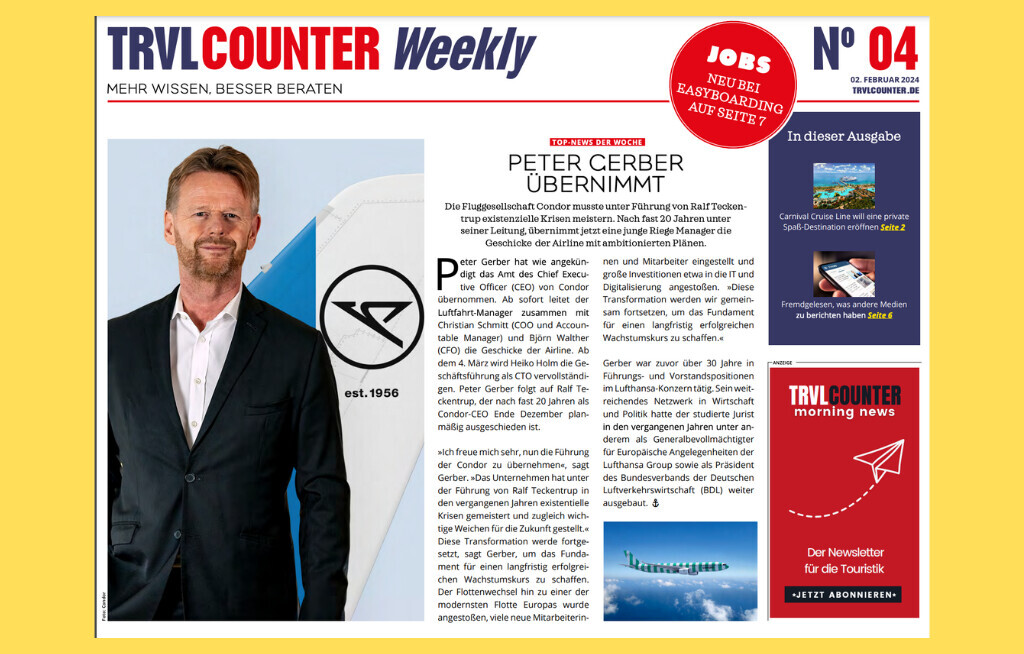 TRVL Counter WEEKLY Nr. 4 vom 02. Februar 2024