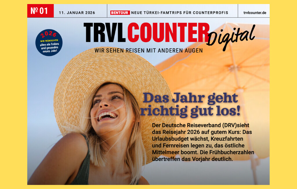 TRVL Counter DIGITAL Nr. 1 vom 11. Januar 2026
