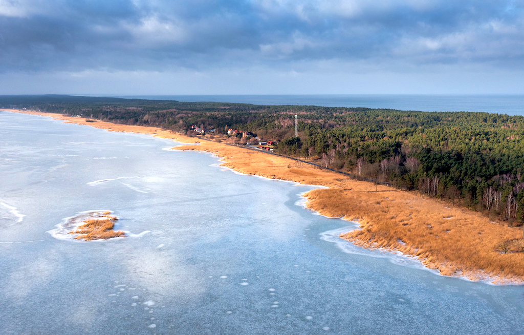 Mit dem Katamaran über das Frische Haff