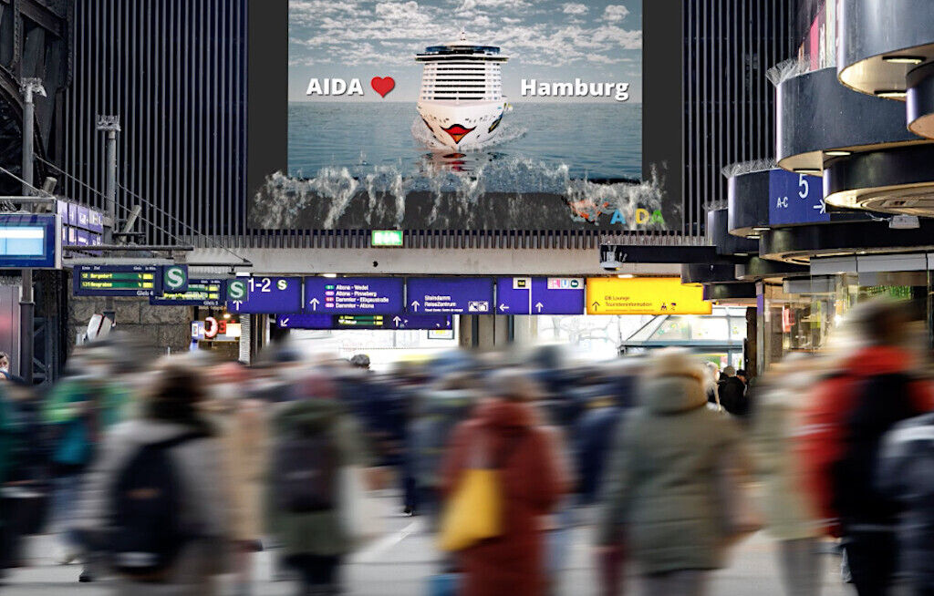 Erstmals Außenwerbung mit 3D-Animation