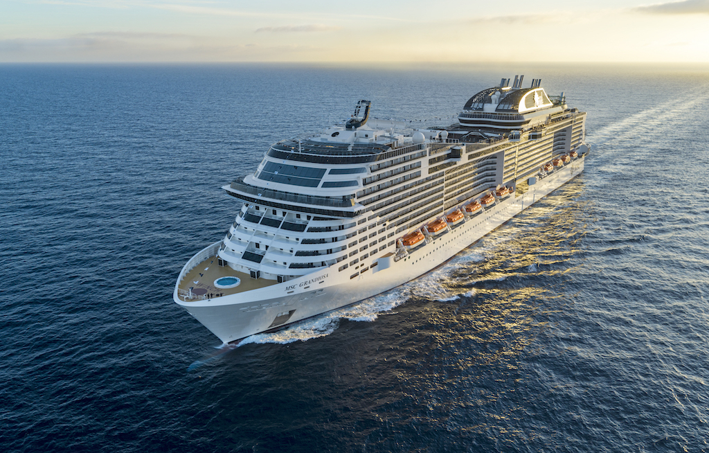 MSC zieht die Grandiosa aus der Ostsee ab