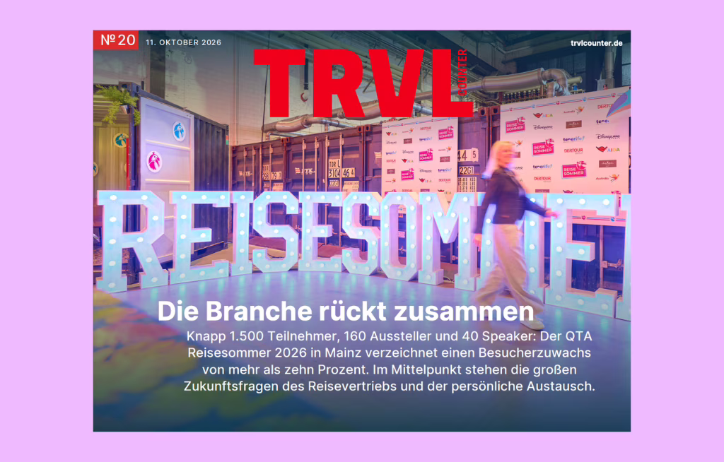 TRVL Counter DIGITAL Nr. 20 vom 11. Oktober 2026