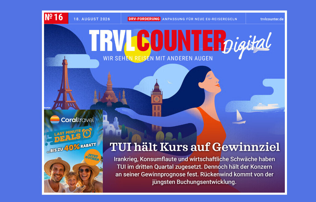 TRVL Counter DIGITAL Nr. 16 vom 18. August 2026