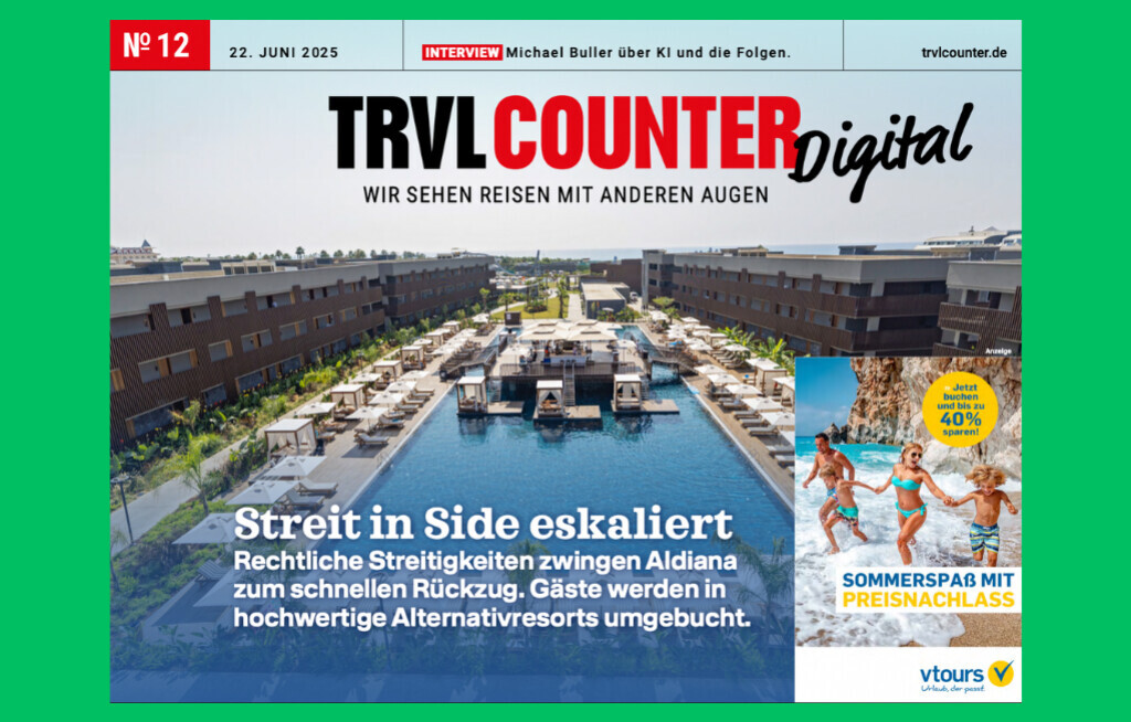 TRVL Counter DIGITAL Nr. 12 vom 22. Juni 2025