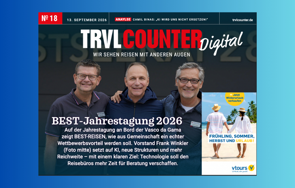 TRVL Counter DIGITAL Nr. 18 vom 13. September 2026