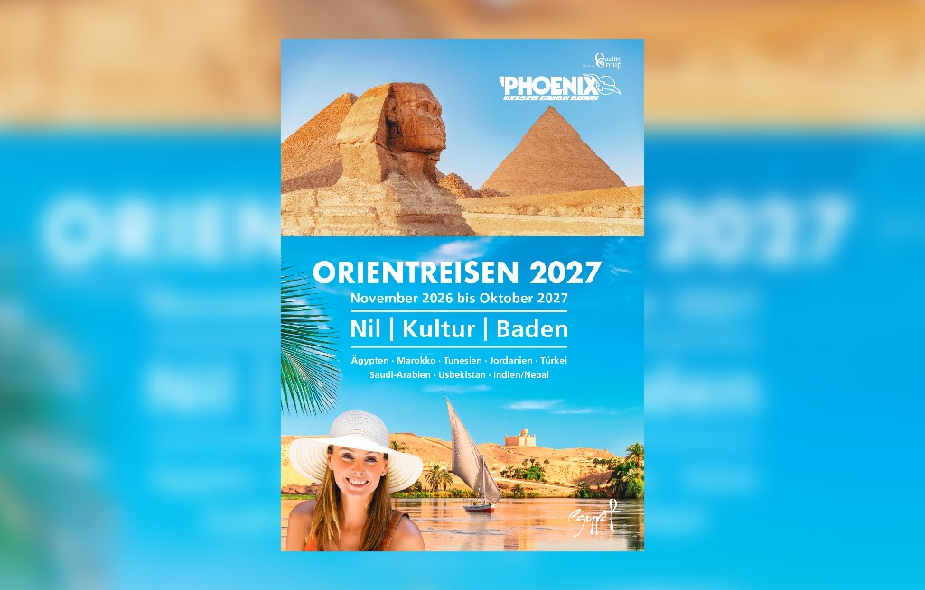 Der neue Orient-Katalog von Phoenix Reisen ist auf den Weg in die Reisebüros