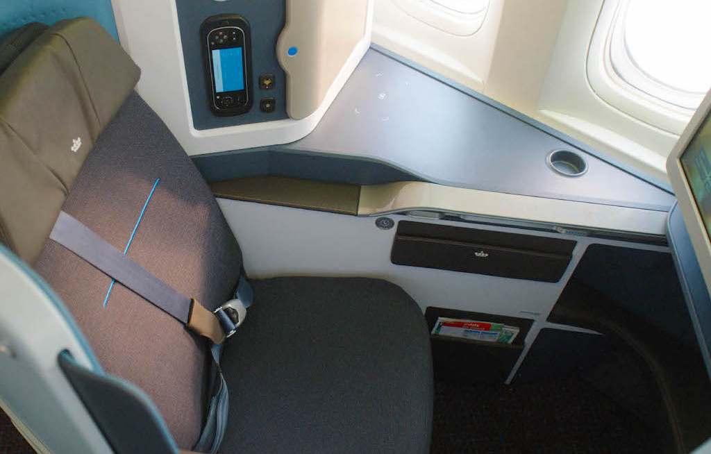 Neuer Business-Class-Sitz an Bord der B777
