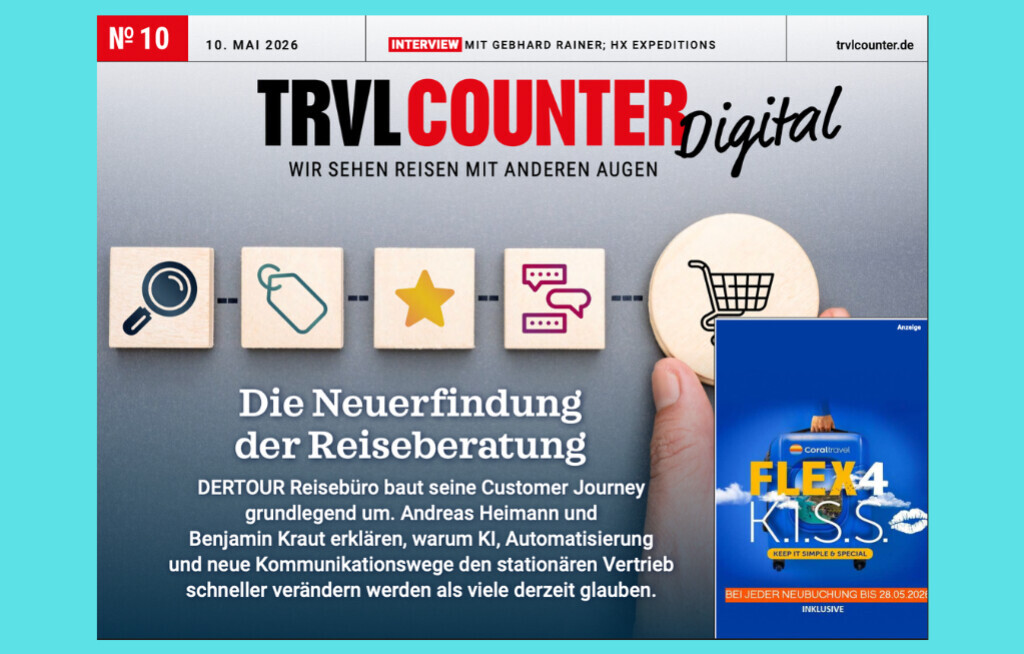TRVL Counter DIGITAL Nr. 10 vom 10. Mai 2026